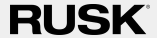 Rusk Hair logo